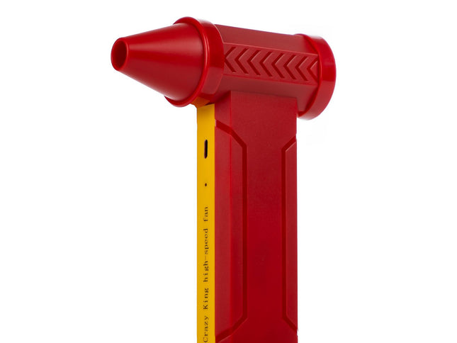 Portable Jet Fan - 200W Powerful Handheld Air Duster & Blower (Red)