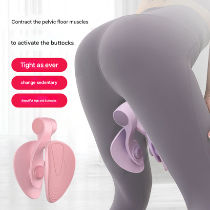 Pink Multi-functional Pelvic Floor Muscle Trainer - Postpartum Recovery and Leg Shaping Device