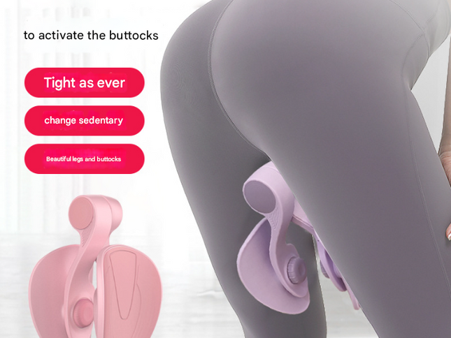 Pink Multi-functional Pelvic Floor Muscle Trainer - Postpartum Recovery and Leg Shaping Device