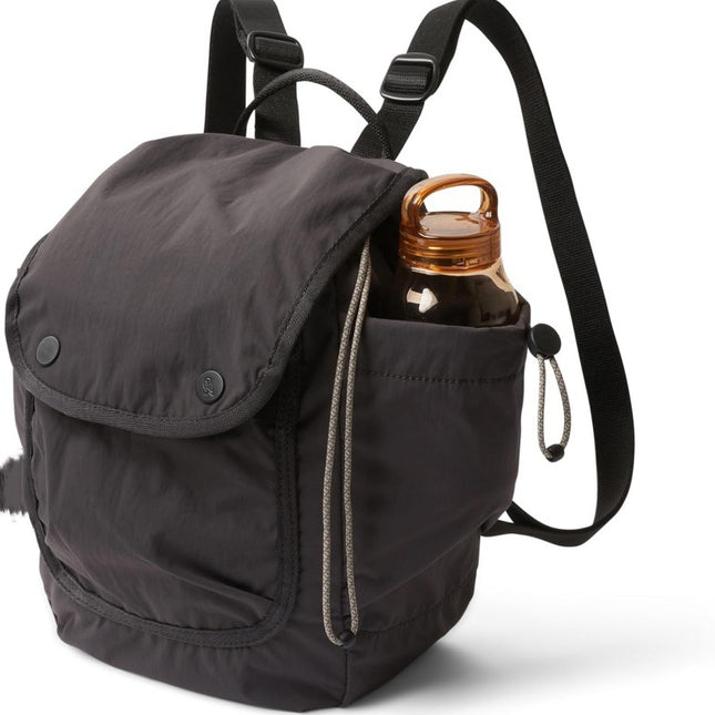 Black Chic & Compact Mini Backpack - Everyday Essential with Water Bottle Pocket (32x34.01x11 cm)