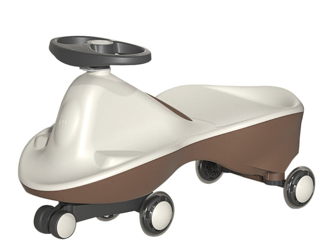 Moka White-Glide Walker Swing Car Twist Car Rind On Toy Italian Designer For Children Outdoor