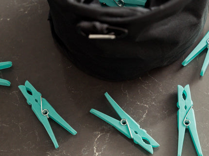 Peg Bag with Carabineer and 50 Pegs set