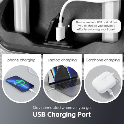 3-Piece Digital Luggage Set (20‚Äö√Ñ‚â•/24‚Äö√Ñ‚â•/28‚Äö√Ñ‚â•) with Weighing Scale & USB Charging ‚Äö√Ñ√¨ Black