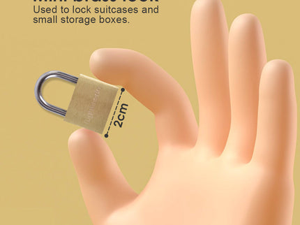 Flightmode Brass Padlock 2 Pack