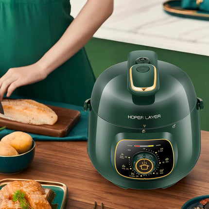 Hoper Layer Mini Electric Pressure Cooker ‚Äì HL-MP160 3-Cup Small Rice Cooker