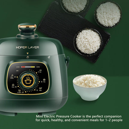 Hoper Layer Mini Electric Pressure Cooker ‚Äì HL-MP160 3-Cup Small Rice Cooker
