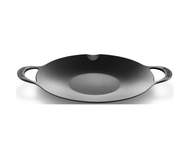 BUYDEEM Grill Pan Nonstick 36cm Round BBQ Griddle Indoor or Outdoor Cooking