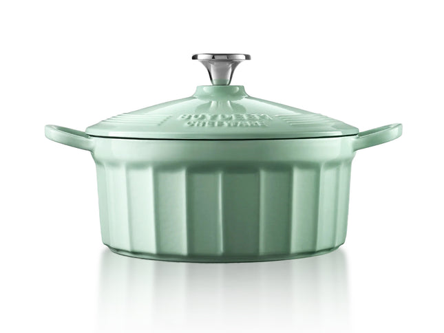 BUYDEEM CP521 Enameled Cast-Iron Dutch Oven