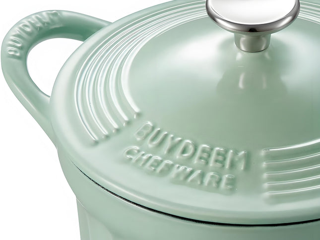 BUYDEEM 1.8L Enameled Cast Iron Dutch Oven CP541