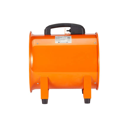 Portable Ventilator, 304.8mm/12inch Heavy Duty Cylinder Fan with 10m Duct Hose, 367W Strong Shop Exhaust Blower 2574CFM, Industrial Utility Blower for Sucking Dust, Smoke, Smoke Home/Workplace