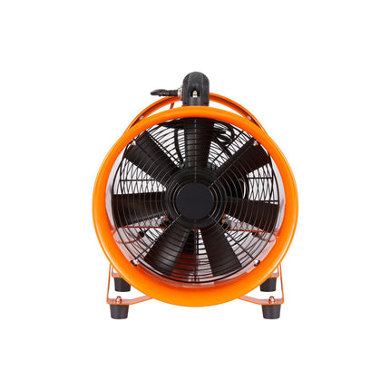 Portable Ventilator, 304.8mm/12inch Heavy Duty Cylinder Fan with 10m Duct Hose, 367W Strong Shop Exhaust Blower 2574CFM, Industrial Utility Blower for Sucking Dust, Smoke, Smoke Home/Workplace