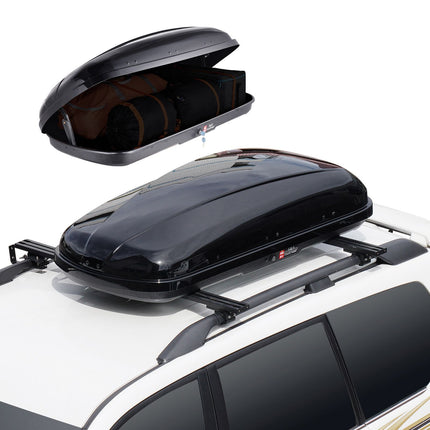 Rooftop Cargo Carrier 220 L Luggage Storage Box ABS for SUVs Cars