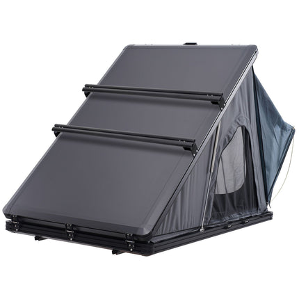 Rooftop Tent Hard Shell 2-3 Person Waterproof for Jeep SUV Truck w/ Ladder