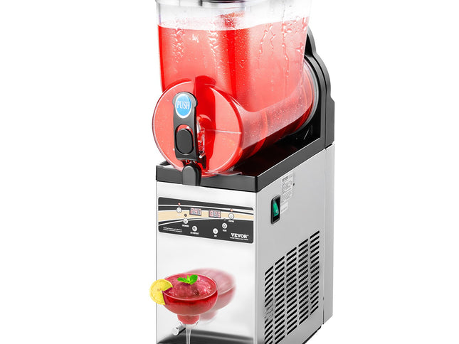 VEVOR Commercial Slushy Machine 15L Margarita Smoothie Frozen Drink Maker