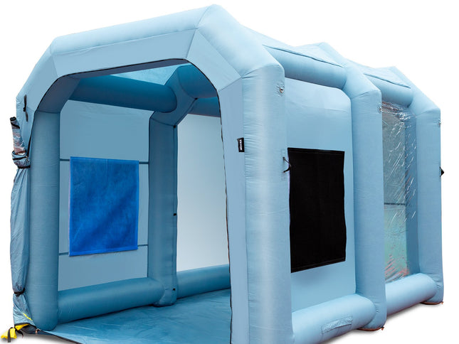 VEVOR Inflatable Spray Booth Car Paint Tent 13x10x9ft Filter System Blower 950W