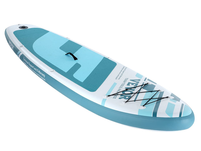 VEVOR Inflatable Stand Up Paddle Board, 152 mm Wide SUP Paddleboard, with Board Accessories, Pump, Paddle, Fin, Phone Bag, Backpack, Ankle Leash, Repair Kit, Non-slip Deck for Youth & Adults