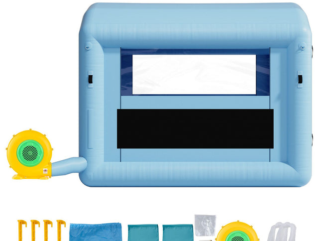 Inflatable Paint Spray Booth with Air Filter System – 3 x 2.5 x 2.5 m, 550W Blower