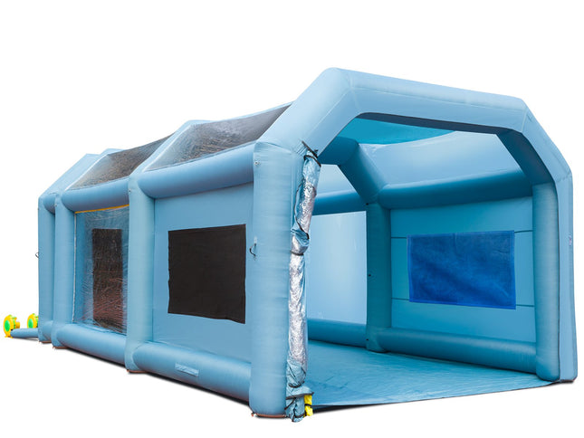 VEVOR Inflatable Paint Booth, 8.5x4.8x3.3m Inflatable Spray Booth, High Powerful 750W+950W Blowers Spray Booth Tent, Car Paint Tent Air Filter System for Car Parking Tent Workstation Motorcycle Garage