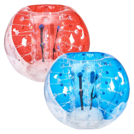 Inflatable Bumper Balls 2-Pack, 5FT/1.5M Body Sumo Zorb Balls for Teen & Adult, 0.8mm Thick PVC Human Hamster Bubble Balls for Outdoor Team Gaming Play, Bumper Bopper Toys for Garden, Yard, Park