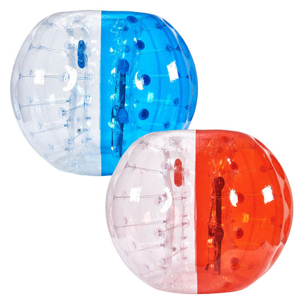 Inflatable Bumper Balls 2-Pack, 5FT/1.5M Body Sumo Zorb Balls for Teen & Adult, 0.8mm Thick PVC Human Hamster Bubble Balls for Outdoor Team Gaming Play, Bumper Bopper Toys for Garden, Yard, Park