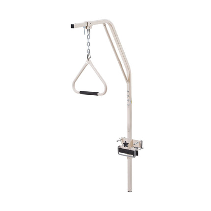 Trapeze Bar for Bed Mobility, Medical Bed Trapeze with Clamps & Metal Chain, 250LBS Weight Capacity Pull Up Assist Bar for Elderly & Disabled, Ideal for Home Care, Hospitals, Nursing Homes