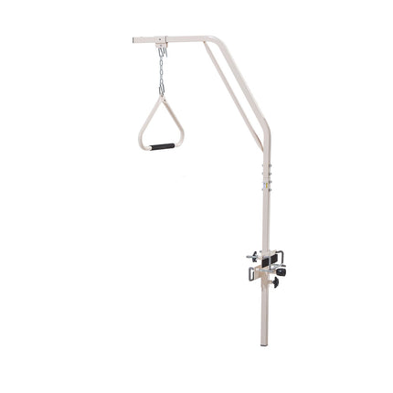 Trapeze Bar for Bed Mobility, Medical Bed Trapeze with Clamps & Metal Chain, 250LBS Weight Capacity Pull Up Assist Bar for Elderly & Disabled, Ideal for Home Care, Hospitals, Nursing Homes