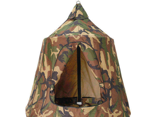 VEVOR Hanging Tree Tent, 330 LBS Capacity Hanging Tent Swing for Indoor and Outdoor Hammock Sensory Swing Chair w/LED Lights String, Inflatable Base, Ceiling Swing Pod Play Tent for Kids & Adults