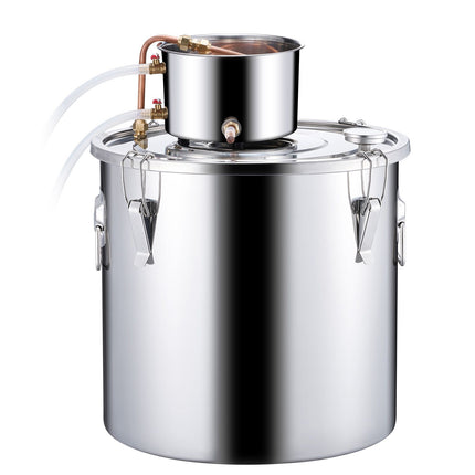 Moonshine Still 13 Gal Water Alcohol Distiller Brewing Kit Stainless Steel