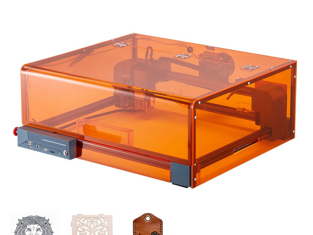 Enclosed 10W Laser Engraver & Cutter – 300 x 300mm Working Area, 7000mm/min, Class 1