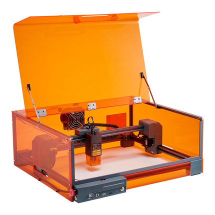 Laser Engraver, 10W, Laser Engraving and Cutting Machine with Enclosure, Laser Cutter Engraver Machine, 300 x 300 mm Working Area, 7000 mm/min, for Wood, Leather, Glass, Certain Metal, Class 1