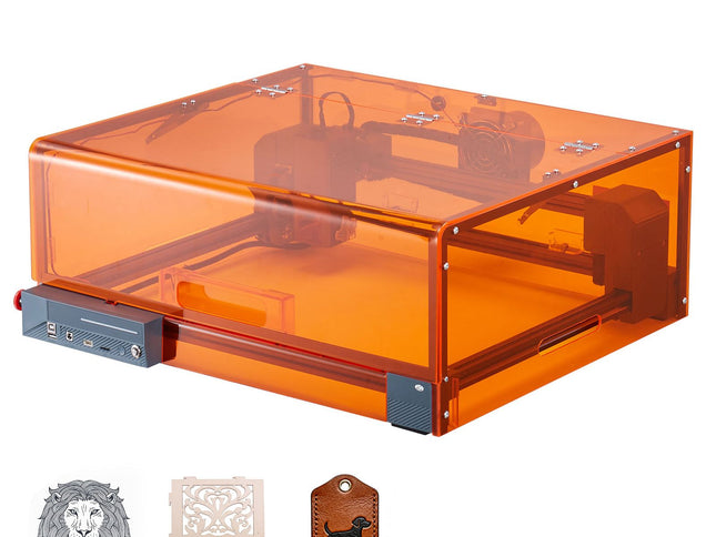 Enclosed 20W Laser Engraver & Cutter – 300 x 300mm Working Area, 7000mm/min, Class 1