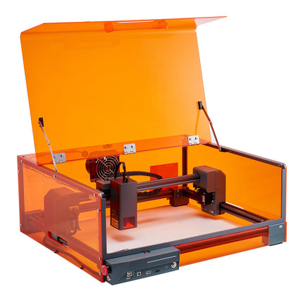 Laser Engraver, 20W, Laser Engraving and Cutting Machine with Enclosure, Laser Cutter Engraver Machine, 7000 mm/min, 300 x 300 mm Working Area, for Wood, Leather, Glass, Certain Metal, Class 1