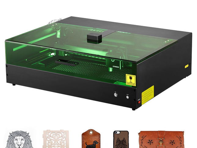 Enclosed 20W Laser Engraver & Cutter with Camera – 500 x 320mm Working Area, 36000mm/min, Class 1