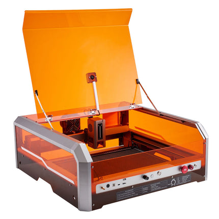 Laser Engraver, 20W, Laser Engraving and Cutting Machine with Enclosure Camera, Laser Cutter, 400 x 400 mm Working Area, 30000 mm/min, for Wood, Leather, Glass, Paper, Certain Metal, Class 1