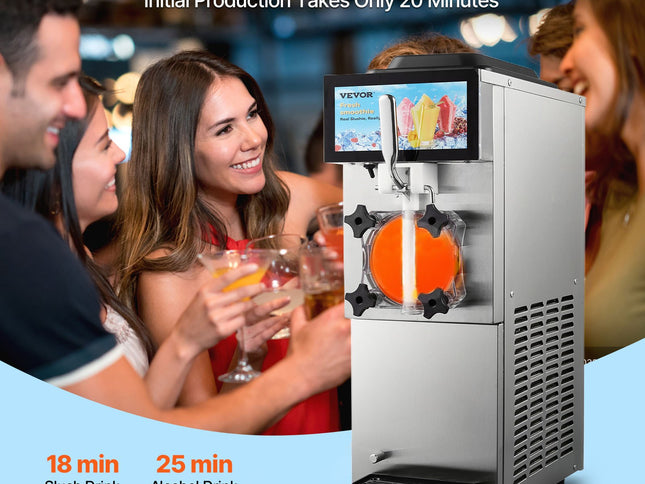 VEVOR 12L / 3.17 Gal Commercial Slushy Machine Margarita Smoothie Frozen Drink