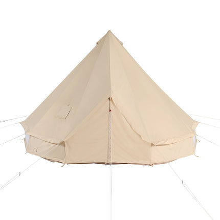 Canvas Bell Tent 4m/13.12ft 4-Season Camping Yurt Tent with Stove Jack
