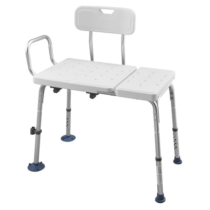 Tub Transfer Bench with Arm, Backrest & Curtain Slot ‚Äì Adjustable Height, 180kg Capacity