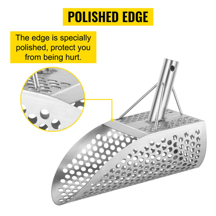 Metal Detector Sand Scoop Detecting Hunting Scoop w/ Carbon Fiber Handle