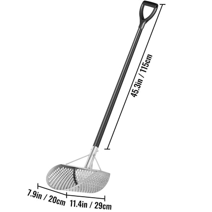 Metal Detector Sand Scoop Detecting Hunting Scoop w/ Carbon Fiber Handle