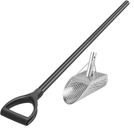 Metal Detector Sand Scoop Detecting Hunting Scoop w/ Carbon Fiber Handle