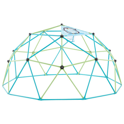 Climbing Dome, 305cm Geometric Dome Climber for Kids, 453kg Loading Jungle Gym Playground with Octopus Net & 2 Basketballs, Easy-Assembly Outdoor Backyard Climbing Toys - Gift for Boys Girls