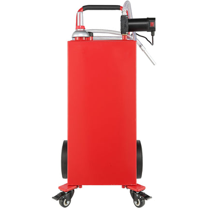 30 Gallon Fuel Caddy Portable Storage Tank 23.5 L/min with 180W Pump