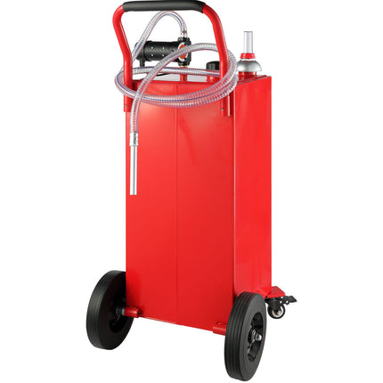 30 Gallon Fuel Caddy Portable Storage Tank 23.5 L/min with 180W Pump