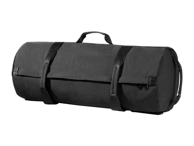 Workout Sandbag, Heavy Duty Workout Power Bags with Handles, 23-56 kg Adjustable Slam Bag for Fitness Strength Weight Training Cross-Training, Home Gym Exercise, Black (Unfilled)