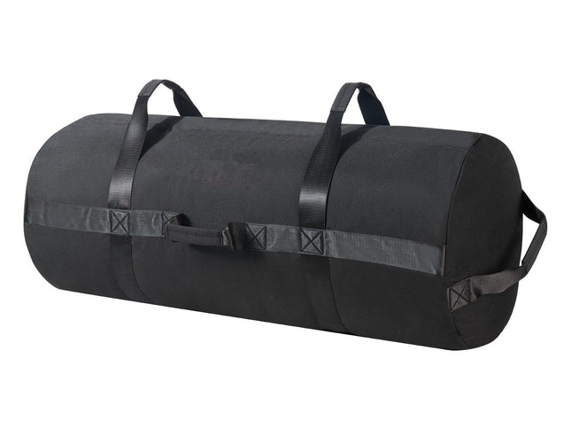 Workout Sandbag, Heavy Duty Workout Power Bags with Handles, 56-90 kg Adjustable Slam Bag for Fitness Strength Weight Training Cross-Training, Home Gym Exercise, Black (Unfilled)
