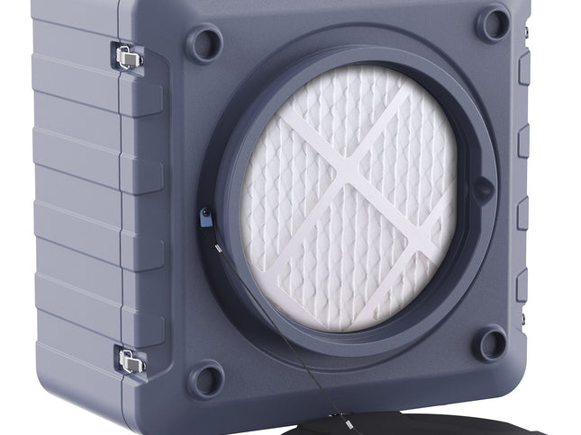 VEVOR Air Scrubber with 3-Stage Filtration, Stackable Negative Air Machine 550 CFM, Air Cleaner with MERV10, Carbon, H13 HEPA, for Home, Industrial and Commercial Use