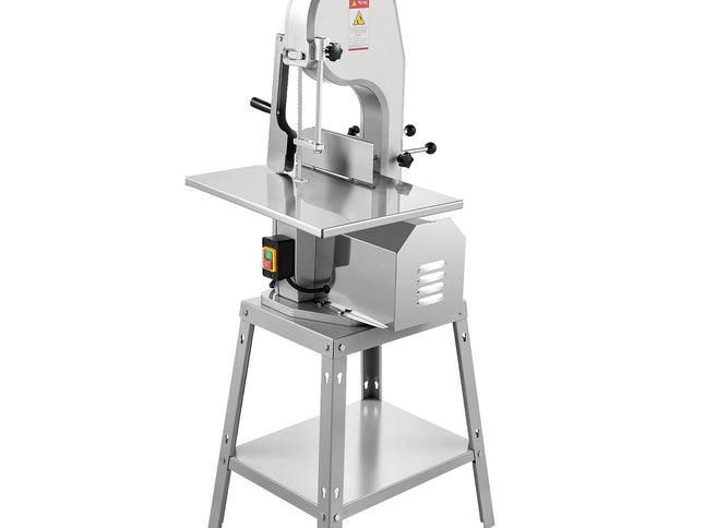 VEVOR 1800W Commercial Electric Meat Bandsaw Stainless Steel Bone Sawing Machine