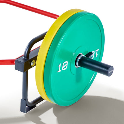 Trap Bar Hex Bar, 50mm Hex Barbell, 240 kg Capacity Shrug Bars, Weightlifting and Strength Training Equipment, Home Gym for Squats, Deadlifts, Shoulder Presses, Red