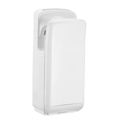 Vertical Hand Dryer, Hand Dryers with HEPA Filter, 19000 RPM High-Speed Motor, Dual-Side Airflow, ABS Sturdy Automatic Air Wall Mount Fast Drying for Commercial Bathrooms Modern Home, White