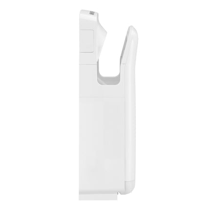 Vertical Hand Dryer, Hand Dryers with HEPA Filter, 19000 RPM High-Speed Motor, Dual-Side Airflow, ABS Sturdy Automatic Air Wall Mount Fast Drying for Commercial Bathrooms Modern Home, White